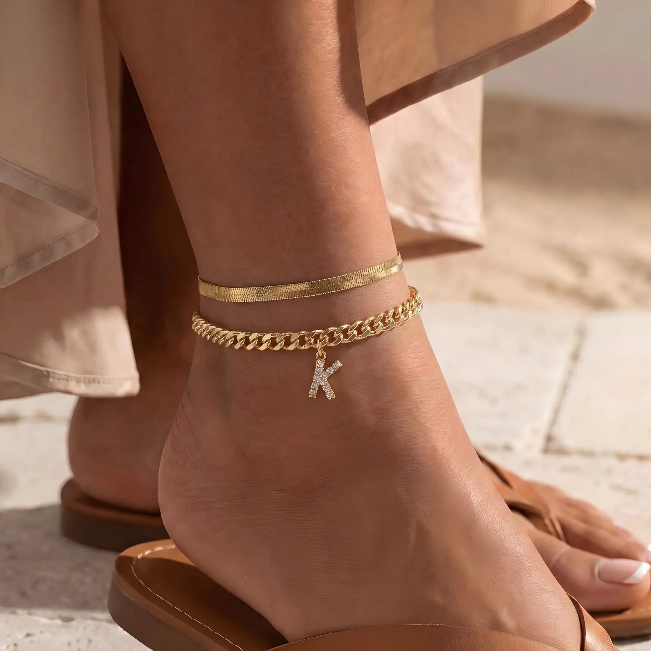 Double-layer initial anklet