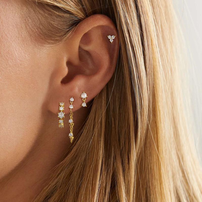 Cubic Zirconia Earring Set