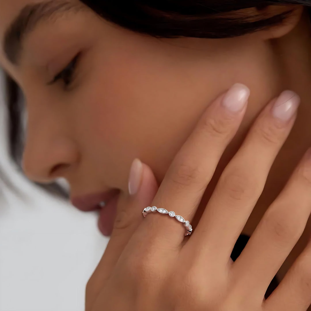 CZ Paved Band Ring
