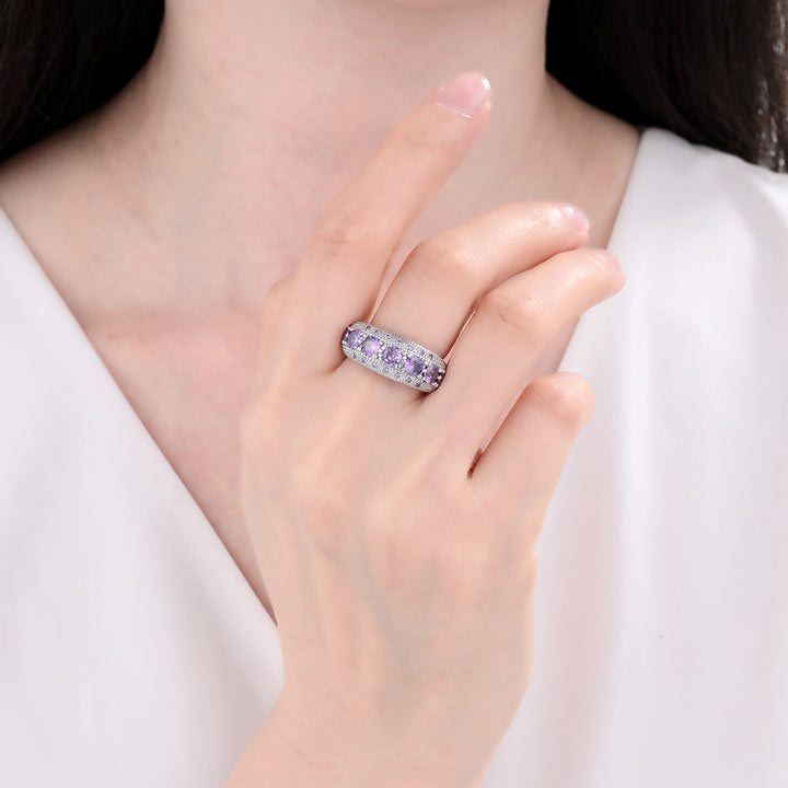 Multi-Stone CZ Paved Ring