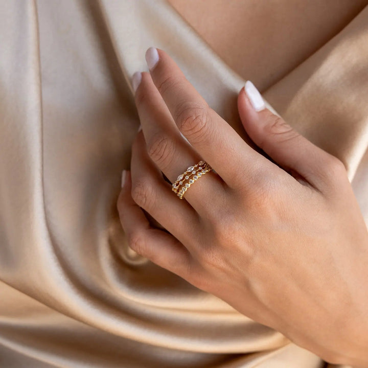 CZ Stacking Ring Set