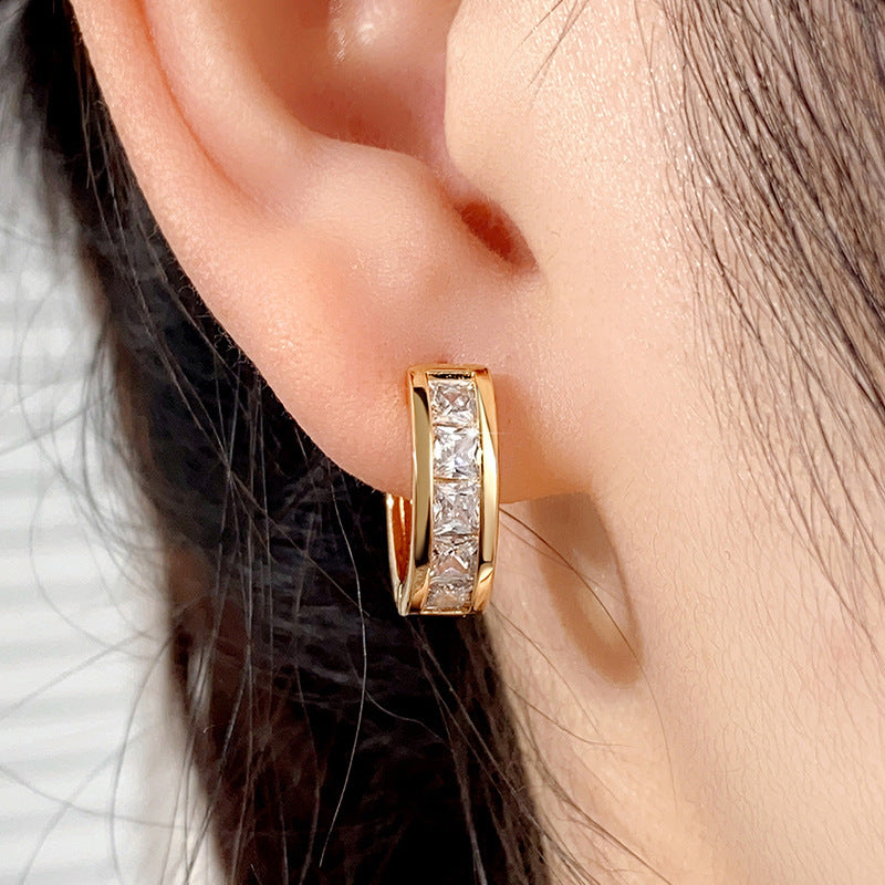 Square Hoop Earrings