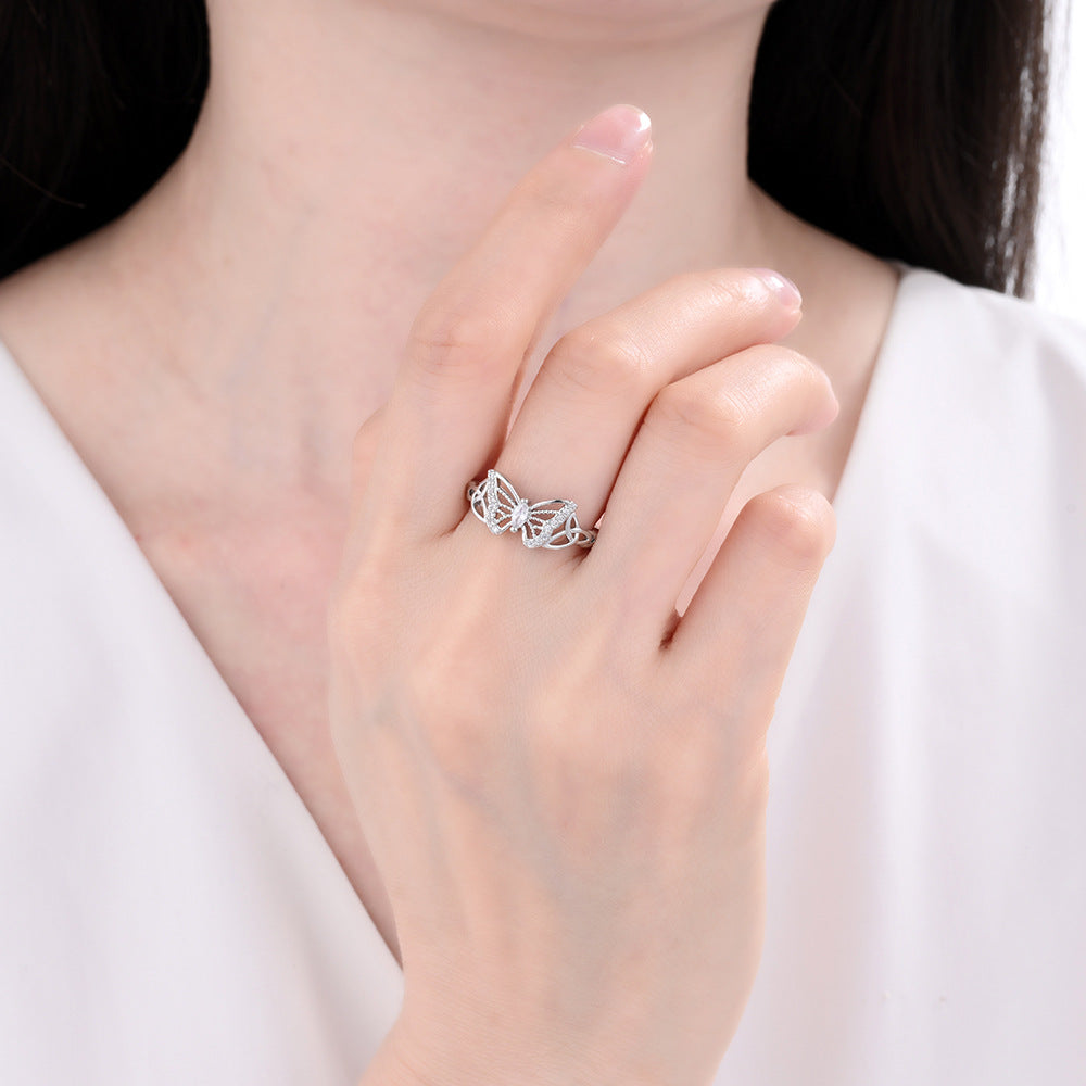 CZ Butterfly Ring