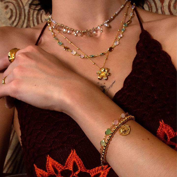 Crystal Bead Bracelet