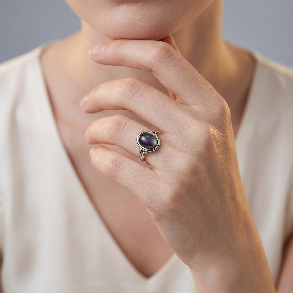 Moonstone Cabochon Ring