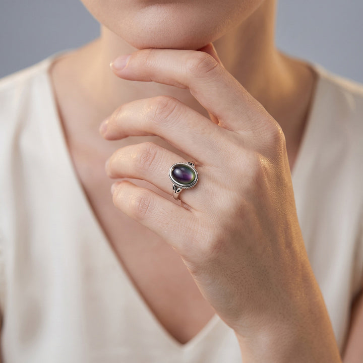 Moonstone Cabochon Ring