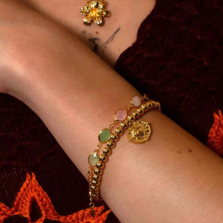 Crystal Bead Bracelet