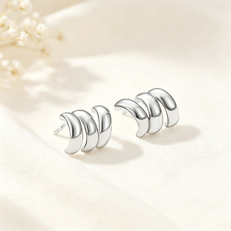Stacked Hoop Earrings