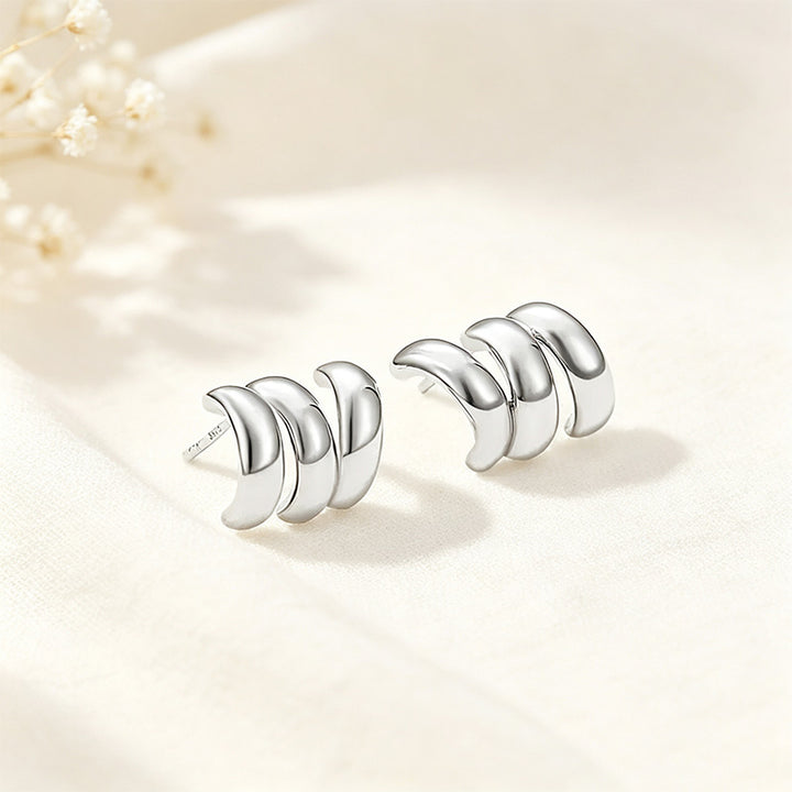 Stacked Hoop Earrings