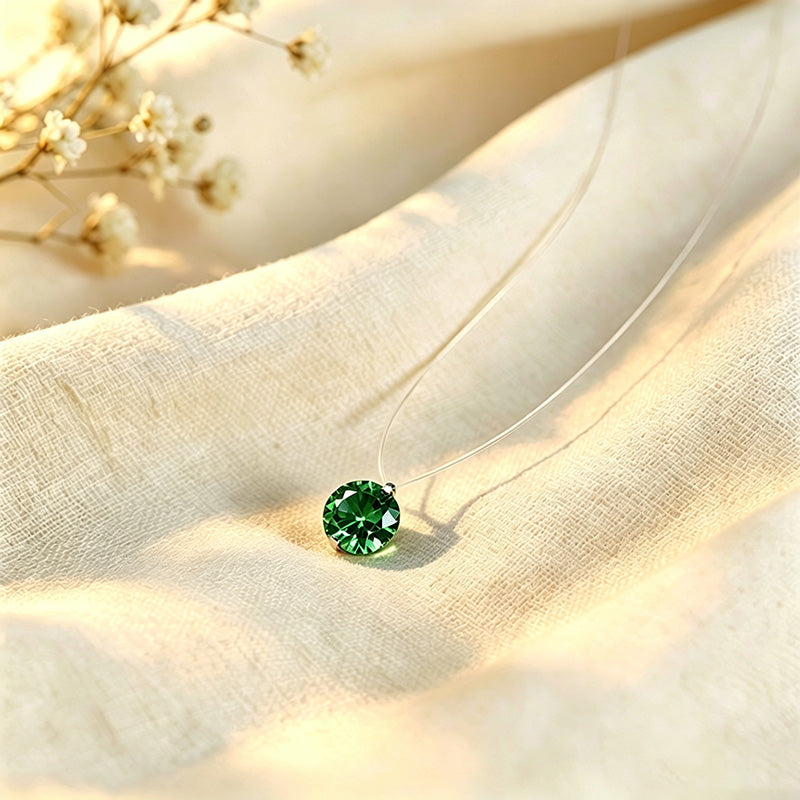 Mermaid Tear Pendant Necklace
