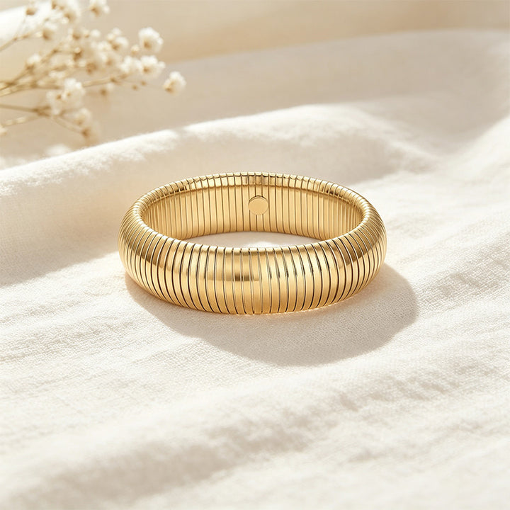 Snake-Shaped Stretch Bracelet