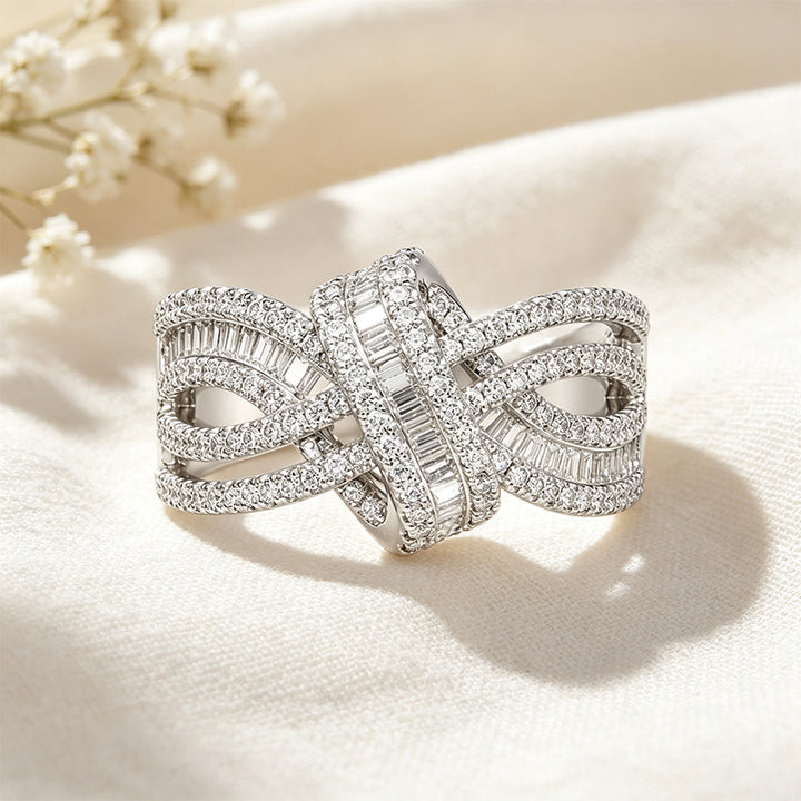 Openwork Ribbon Ring