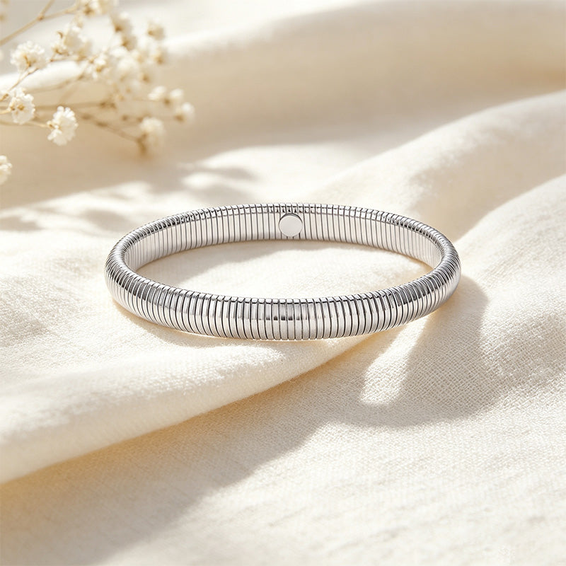 Snake-Shaped Stretch Bracelet