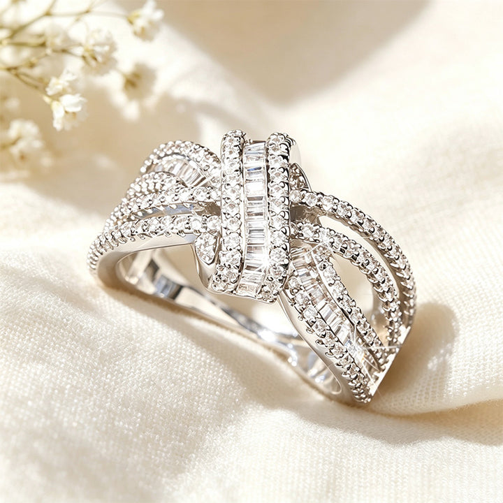 Openwork Ribbon Ring