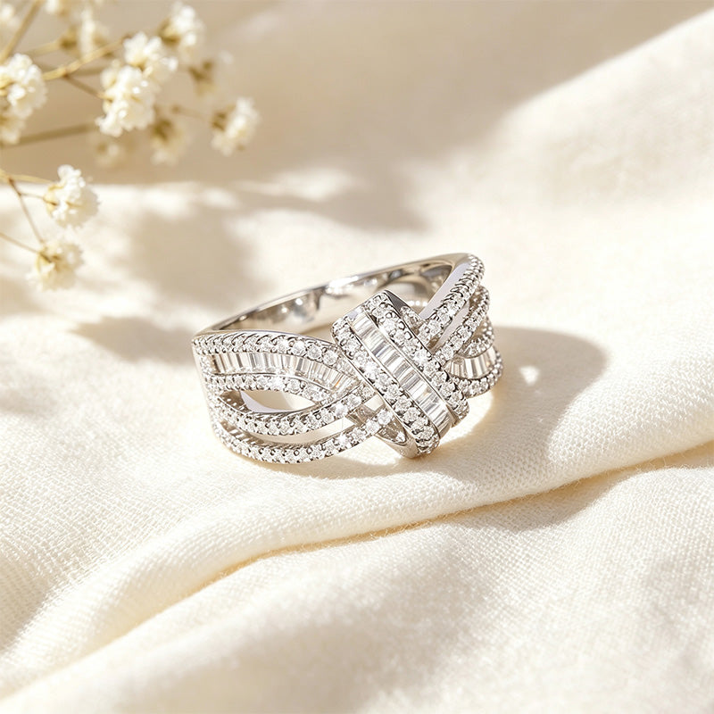 Openwork Ribbon Ring