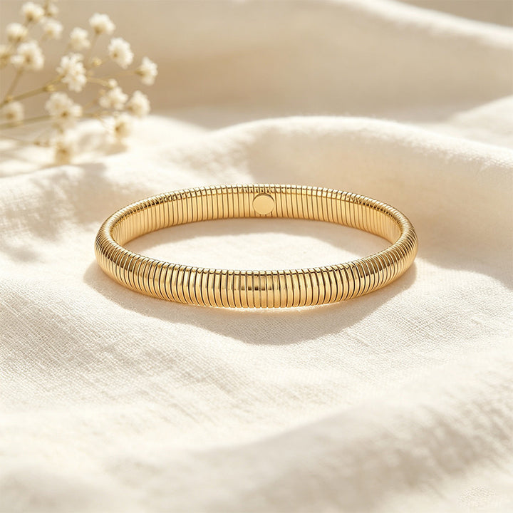 Snake-Shaped Stretch Bracelet