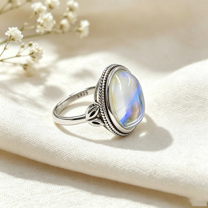 Moonstone Cabochon Ring