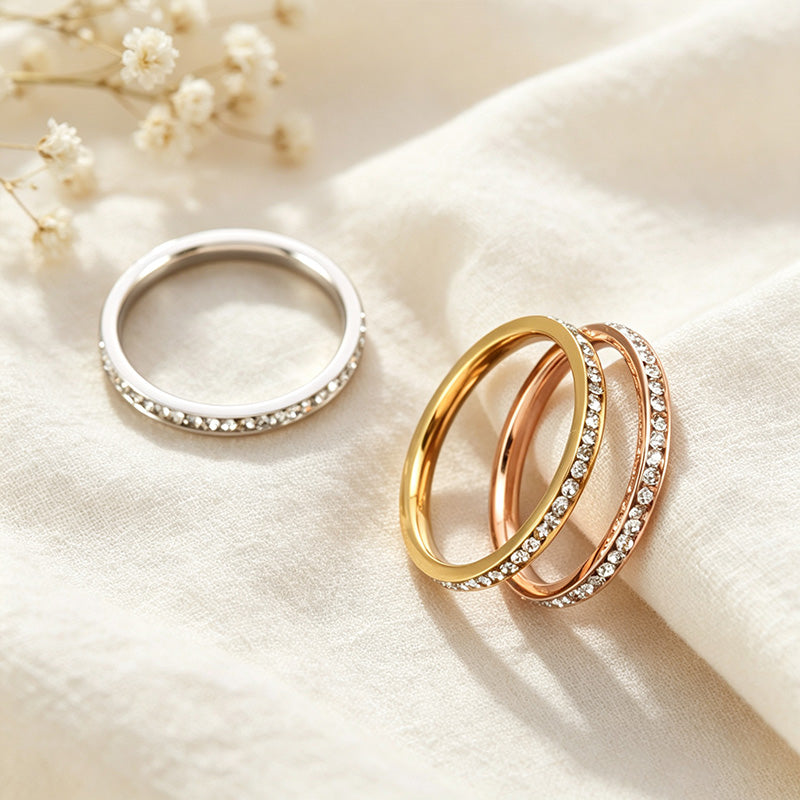 Eternity Paved Band Ring