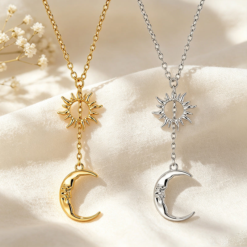 Moon  Pendant  Necklace