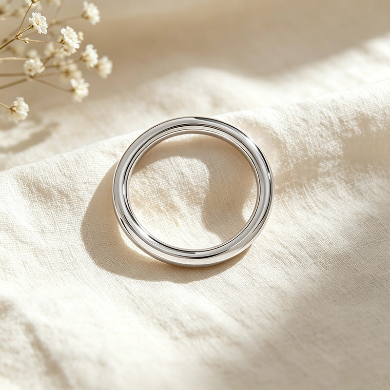 Sleek Polished Bangle Bracelet