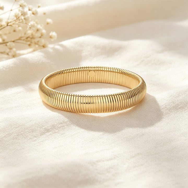 Snake-Shaped Stretch Bracelet