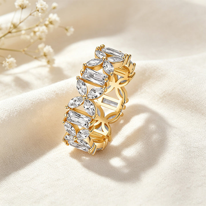 Openwork Marquise Eternity Ring