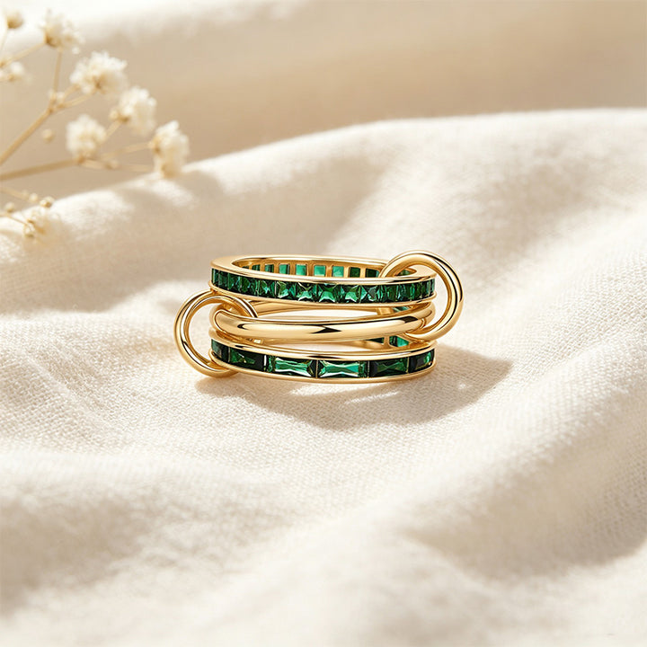 CZ Stackable Ring Set