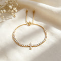 CZ Cross Bracelet