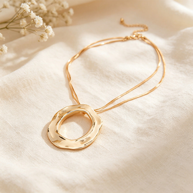 Circle Pendant Necklace