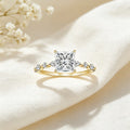 Princess Cut Moissanite Ring
