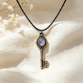 Crystal Key Witch Necklace