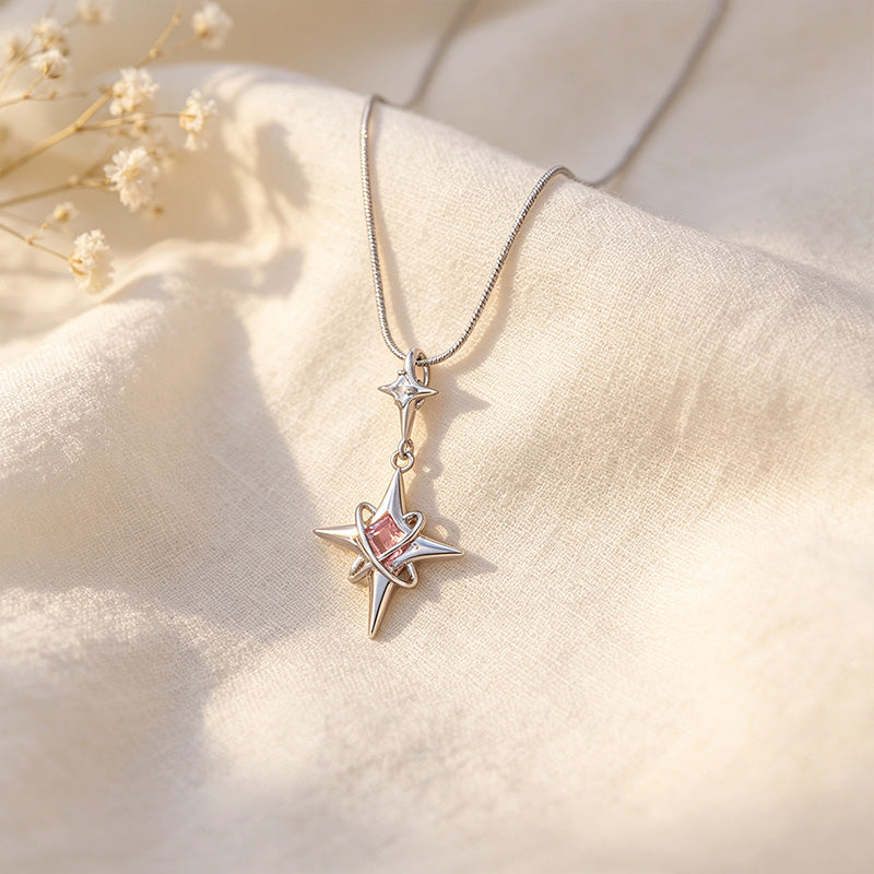 Star Cross Pendant Necklace