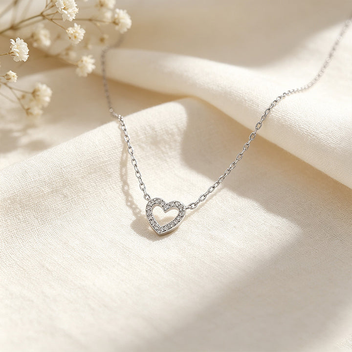 CZ Heart Necklace