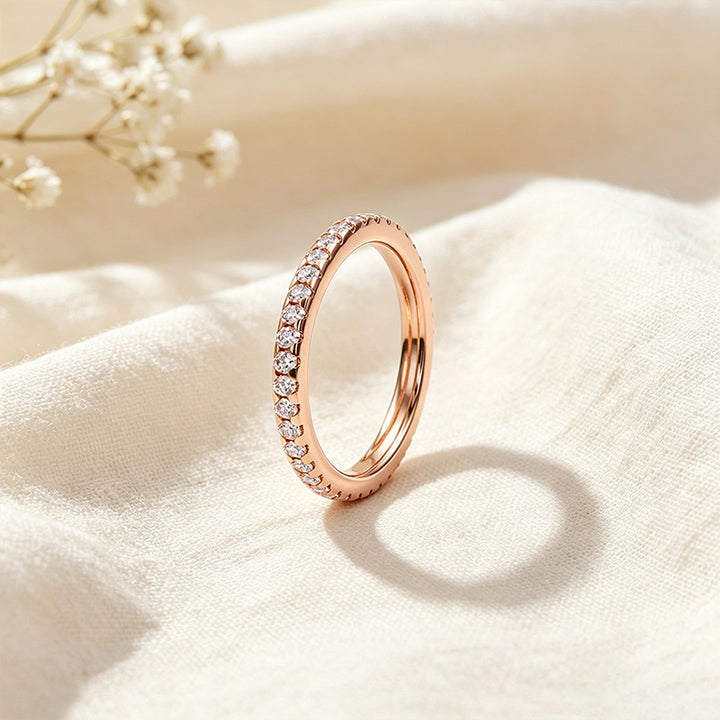 Eternity Paved Band Ring