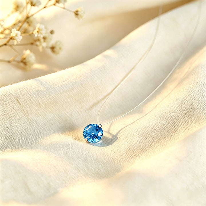Mermaid Tear Pendant Necklace