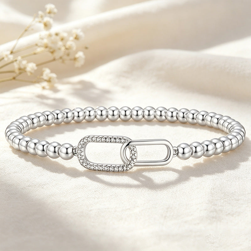 Minimalist Zircon Stretch Bracelet