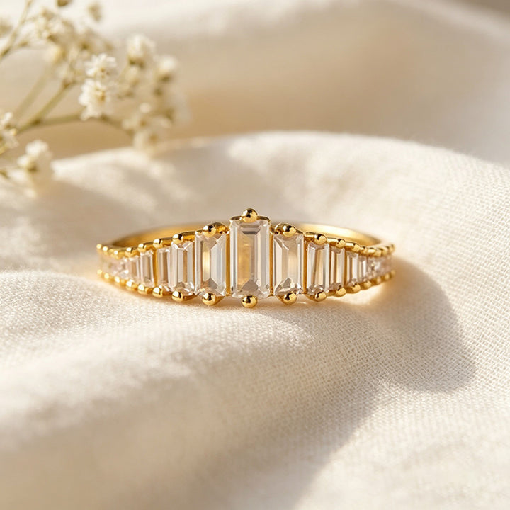 Art Deco Baguette Ring