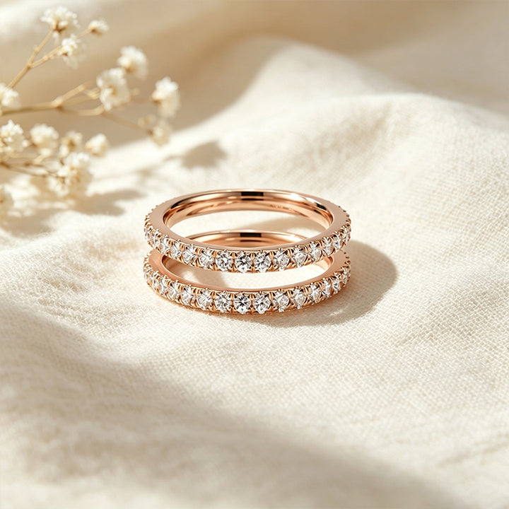 Eternity Paved Band Ring