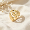 Swirl Spiral Ring