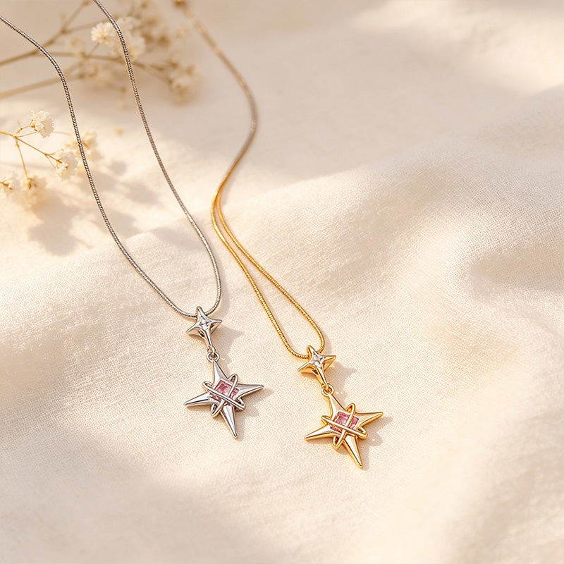 Star Cross Pendant Necklace
