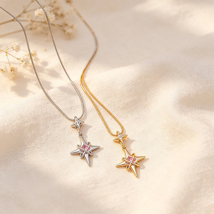 Star Cross Pendant Necklace