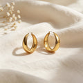 Rope Texture Hoop Earrings