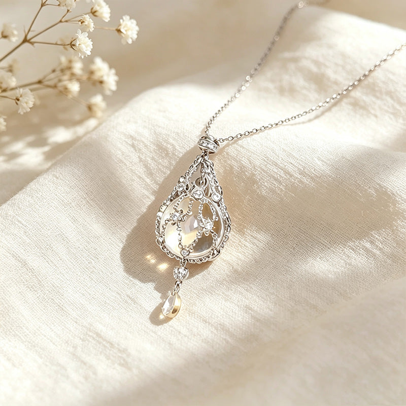 Crystal Dreamcatcher Necklace
