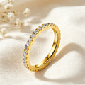 Full-Pavé Moissanite Ring