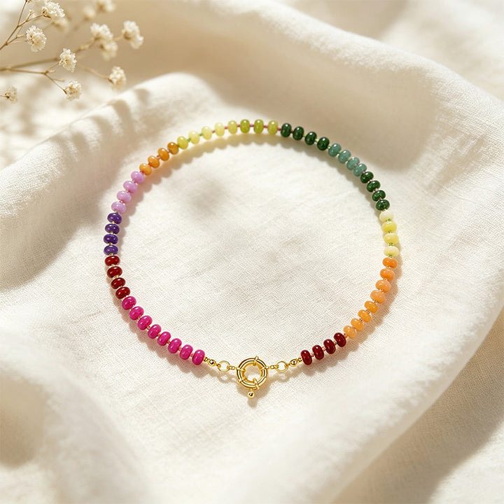 Natural Stone Beaded Necklace