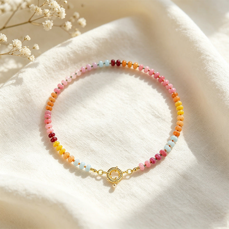 Natural Stone Beaded Necklace