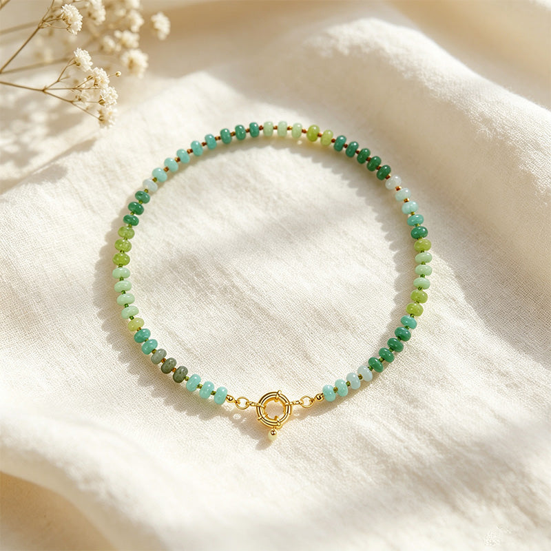 Natural Stone Beaded Necklace