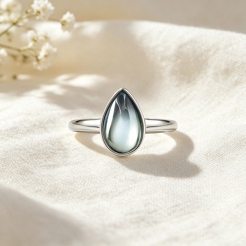Waterdrop Crystal Ring & Necklace