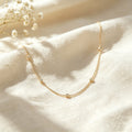 CZ Station Necklace