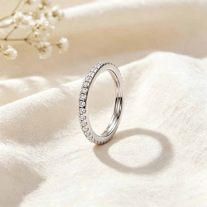 Eternity Paved Band Ring